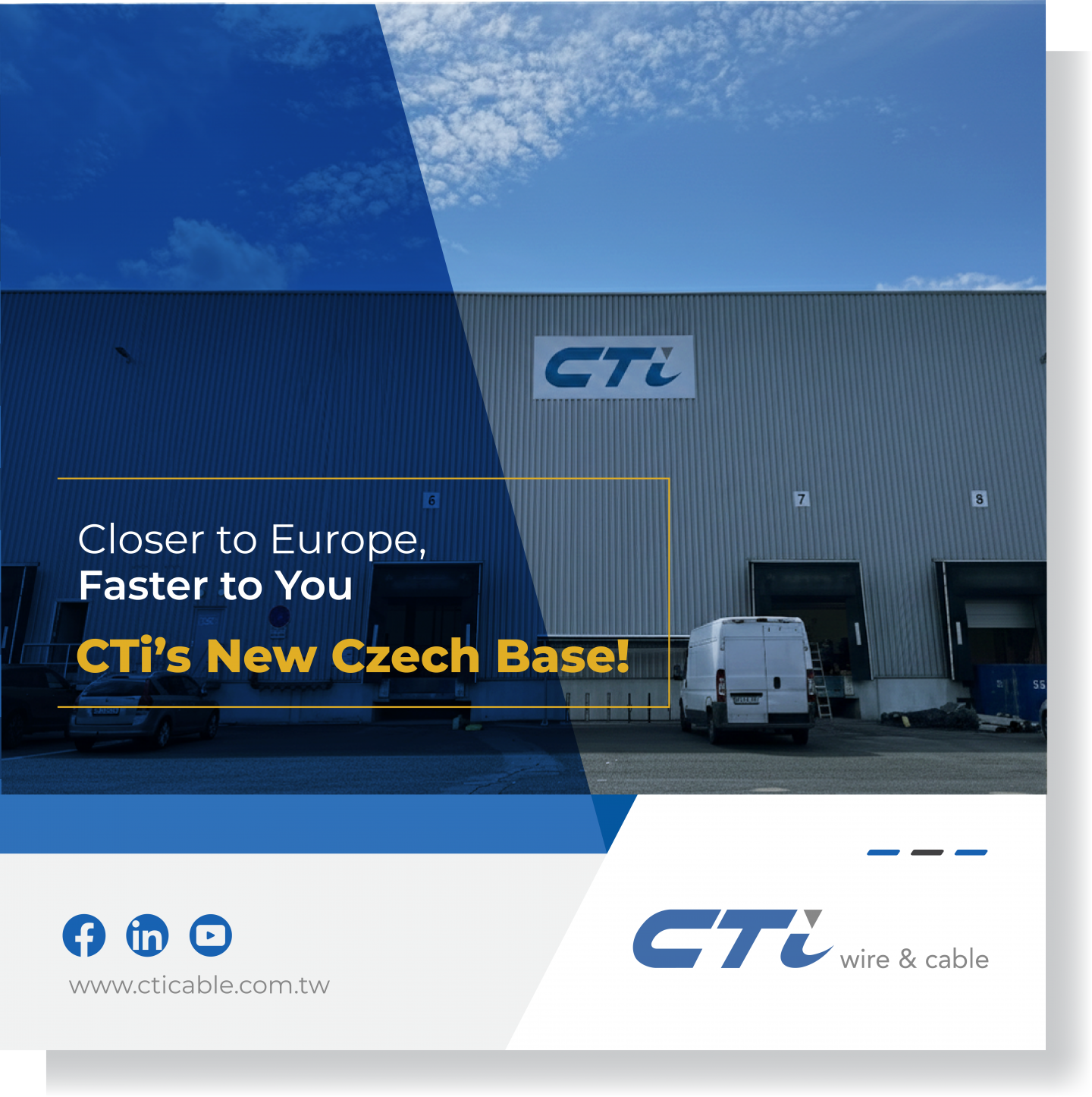 Closer to Europe, Faster to You - CTi’s New Czech Base!