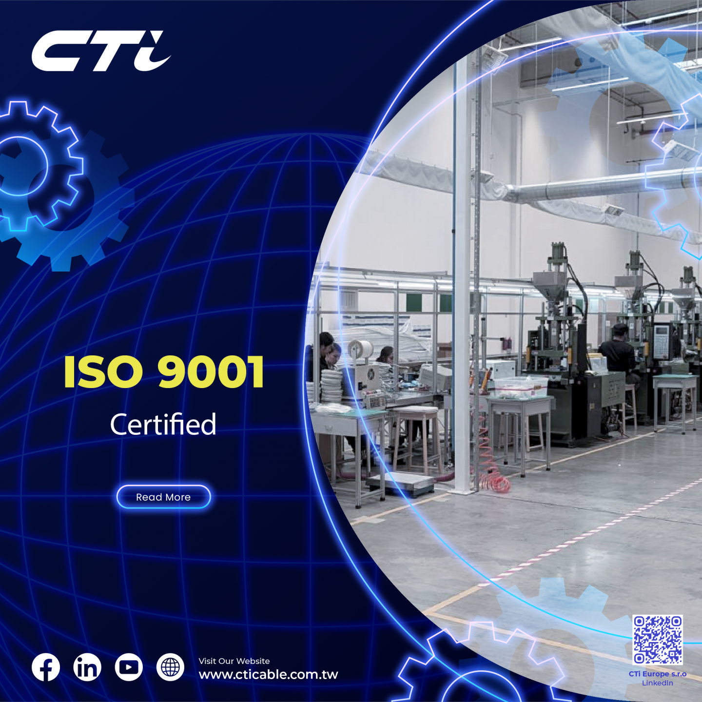 CTi Europe s.r.o. is now ISO 9001 Certified!