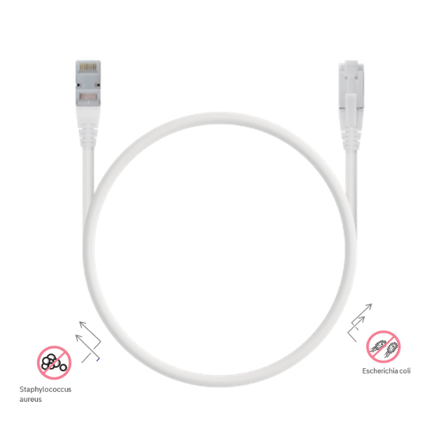 Antibacterial Cat.6A S/FTP Patch Cord